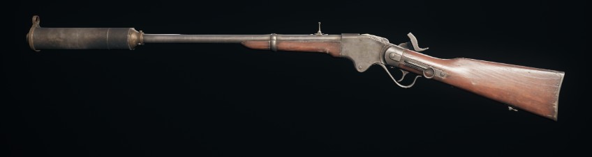 Карабин 1865 с глушителем в Hunt Showdown 1896