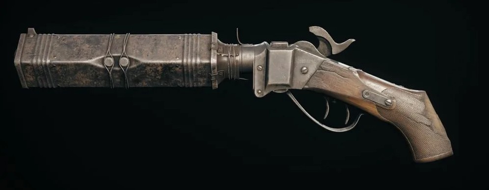 Sparks пистолет с глушителем в Hunt Showdown 1896
